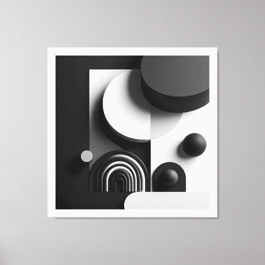 Symphony of Silent Forms キャンバスプリント (正面)