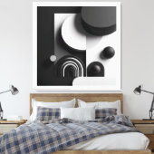 Symphony of Silent Forms キャンバスプリント (インサイチュ (寝室))