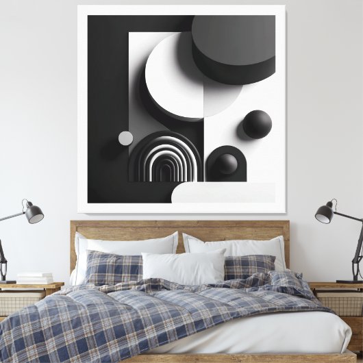 Symphony of Silent Forms  キャンバスプリント (インサイチュ (寝室))