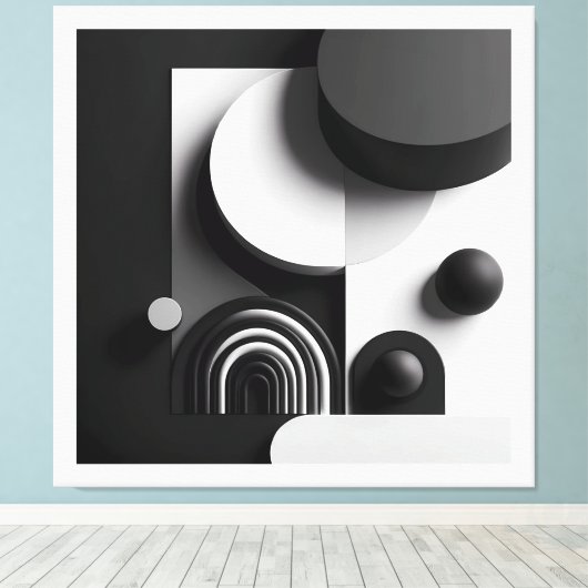 Symphony of Silent Forms  キャンバスプリント (インサイチュ (ウッドフロア))