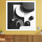 Symphony of Silent Forms キャンバスプリント (インサイチュ (リビング))