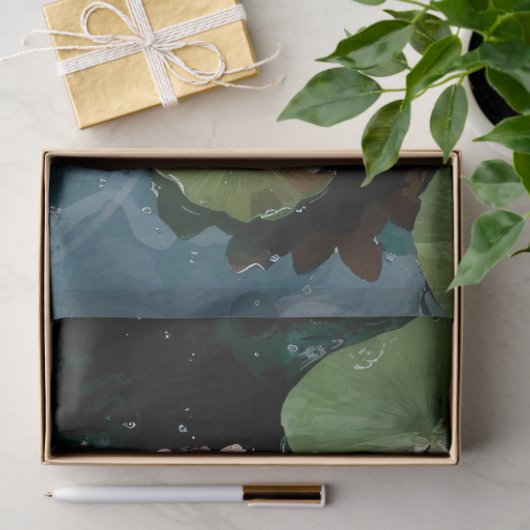 Symphony of Water Lilies Decoupage 薄葉紙 (ギフト)