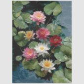 Symphony of Water Lilies Decoupage 薄葉紙 (正面)