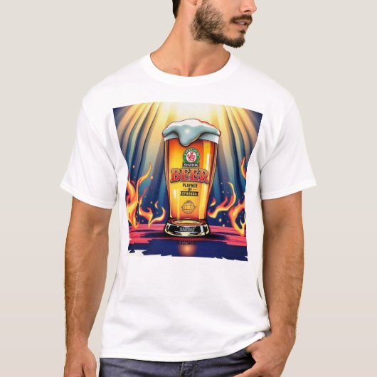 Synandaのプレーヤーに乾杯 Tシャツ (正面)