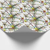 Synapsesの医学の抽象的なギフト ラッピングペーパー (角)