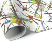 Synapsesの医学の抽象的なギフト ラッピングペーパー (ロールコーナー)