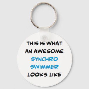 synchro swimmer, awesome キーホルダー