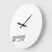 Synchronized Execution Minimalist ラージ壁時計 (傾斜)