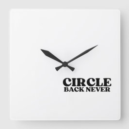 Synchronized Finality | Circle Back Never スクエア壁時計