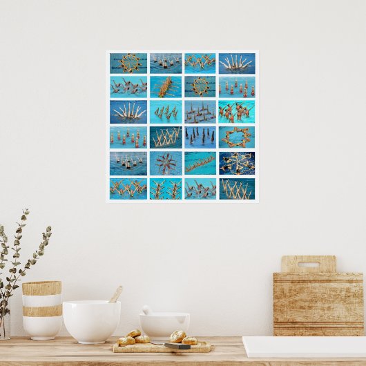 synchronized swimming ポスター (キッチン)