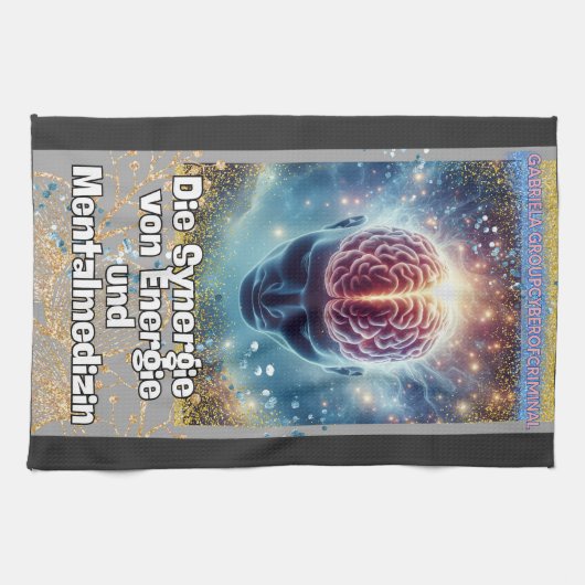 Synergie von Energie und Mentalmedizin キッチンタオル (横)