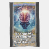Synergie von Energie und Mentalmedizin キッチンタオル (縦)