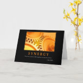 Synergyグリーティングカード カード (黄色い花)