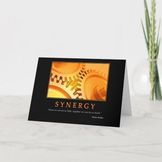 Synergyグリーティングカード カード (正面)