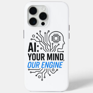 Synergy認識の Engine:抽象芸術Human-AI Fusion iPhone 15 Pro Maxケース