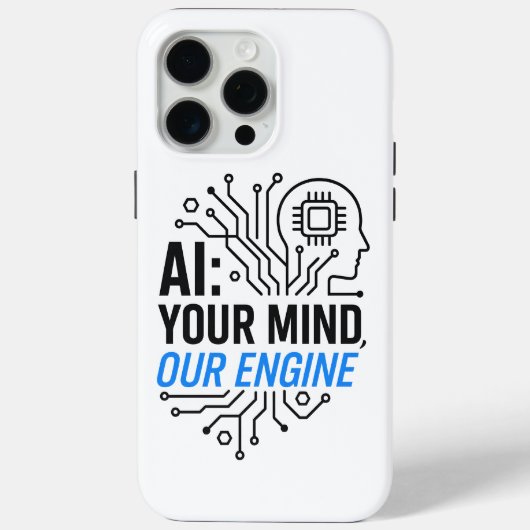Synergy認識の Engine:抽象芸術Human-AI Fusion Case-Mate iPhoneケース (裏面)