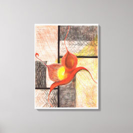 Synergy Hand(図解入りの、写真付きのアイボリー・エッジ)Canvas Art キャンバスプリント