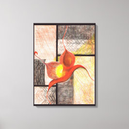 Synergy Hand 図解入りの、写真付きの (Ebony Edge)キャンバスアート キャンバスプリント