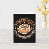 Synonym Rolls Just Like Grammar Used To Make Engli カード (黄色い花)