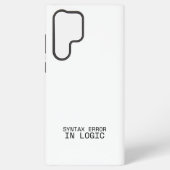 Syntax Error In Logic Minimalist Technical  Samsung Galaxyケース (裏面)