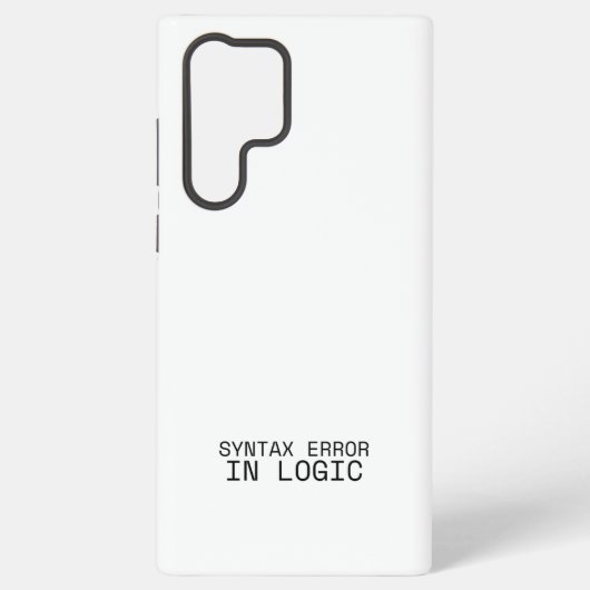 Syntax Error In Logic Minimalist Technical  Samsung Galaxyケース (裏面)