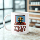 Syntax Sadness | コーディングの倦怠感デザイン コーヒーマグカップ