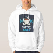 Syntax Saver Coffee & Code - Premium Pullover Hood パーカ (正面)
