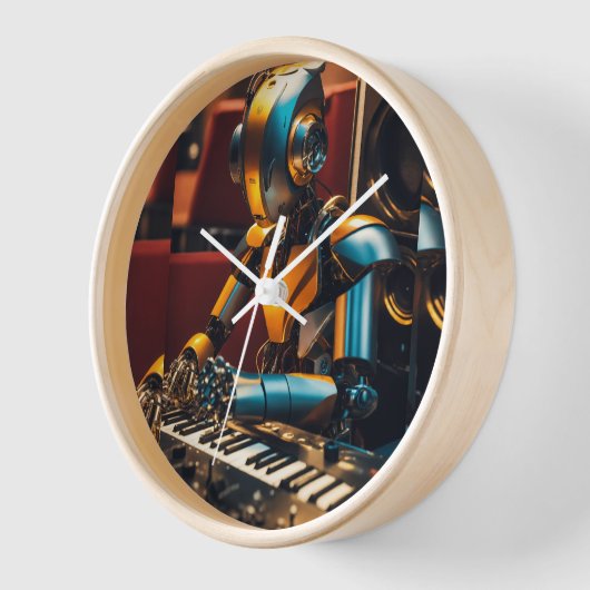 Synth Architect: The Future of Sound 壁時計 (傾斜)