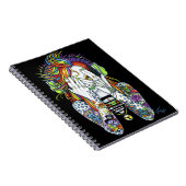 Synthea Psytranceのかいま見ブーイングの入れ墨のノート ノートブック (右側)