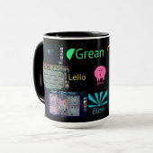 Synthesis TeamsゲームのマップとLogosカップ マグカップ (正面左)