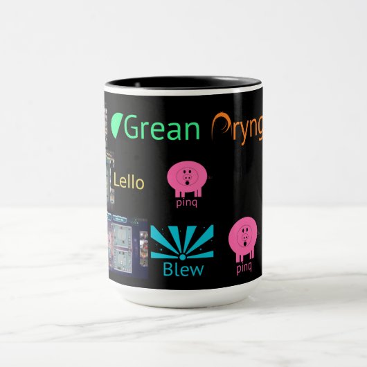 Synthesis TeamsゲームのマップとLogosカップ マグカップ (中央)