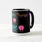 Synthesis TeamsゲームのマップとLogosカップ マグカップ (正面右)