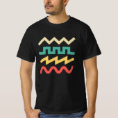 Synthesizer Waveform for Electronic Musician Tシャツ (正面)