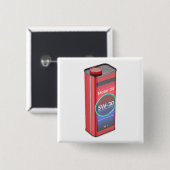 Synthetic car motor oil tin can 缶バッジ (正面&裏面)
