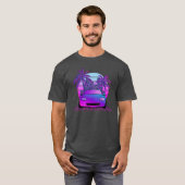 Synthwave Miata NB Tシャツ (正面フル)