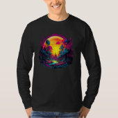 Synthwave Music Festival Forest Tシャツ (正面)