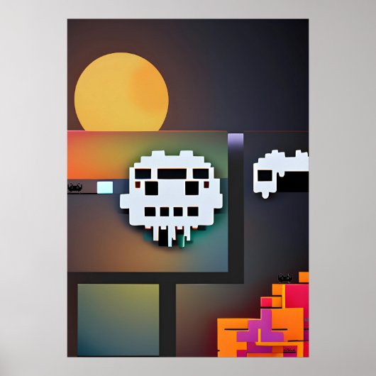 Synthwave Neurality Modernist ポスター (正面)