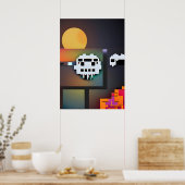 Synthwave Neurality Modernist ポスター (キッチン)