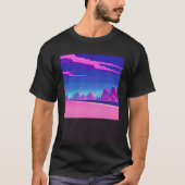 Synthwave outrun retrowave futuresynth sci fi  20 tシャツ (正面)