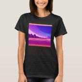Synthwave outrun retrowave futuresynth sci fi  31 tシャツ (正面)