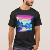 Synthwave outrun retrowave futuresynth sci fi  81 tシャツ (正面)