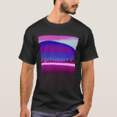 Synthwave outun retrowave futuresynth sci fi 49 tシャツ (正面)