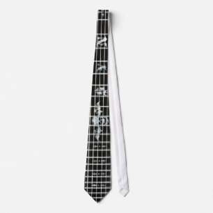 Synysterのギターのfretboard ネクタイ