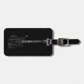 Synysterのギター ラゲッジタグ (正面横)