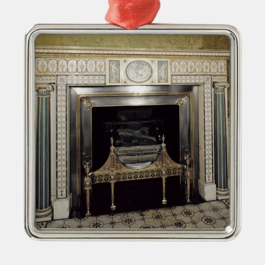 Syonの家、ミドルセックス、c.1760からの暖炉 メタルオーナメント (正面)