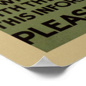 SyphilisヴィンテージWPA Health Posterをスタンプアウト ポスター (角)