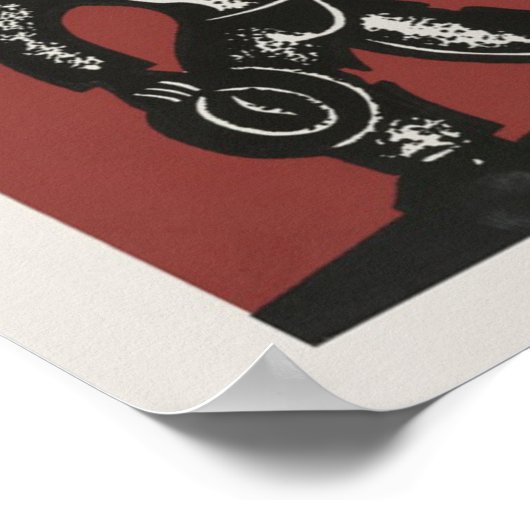 Syphilis 6のうち10の硬化したヘルスヴィンテージWPA ポスター (角)