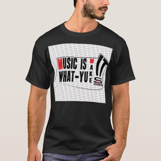 Syprez音楽によるパターン Tシャツ (正面)