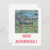 Syracuse新しいアドレスの発表 案内ポストカード (正面/裏面)