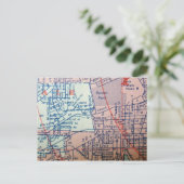 SYRACUSE, NYヴィンテージマップ葉書 ポストカード (スタンド正面)